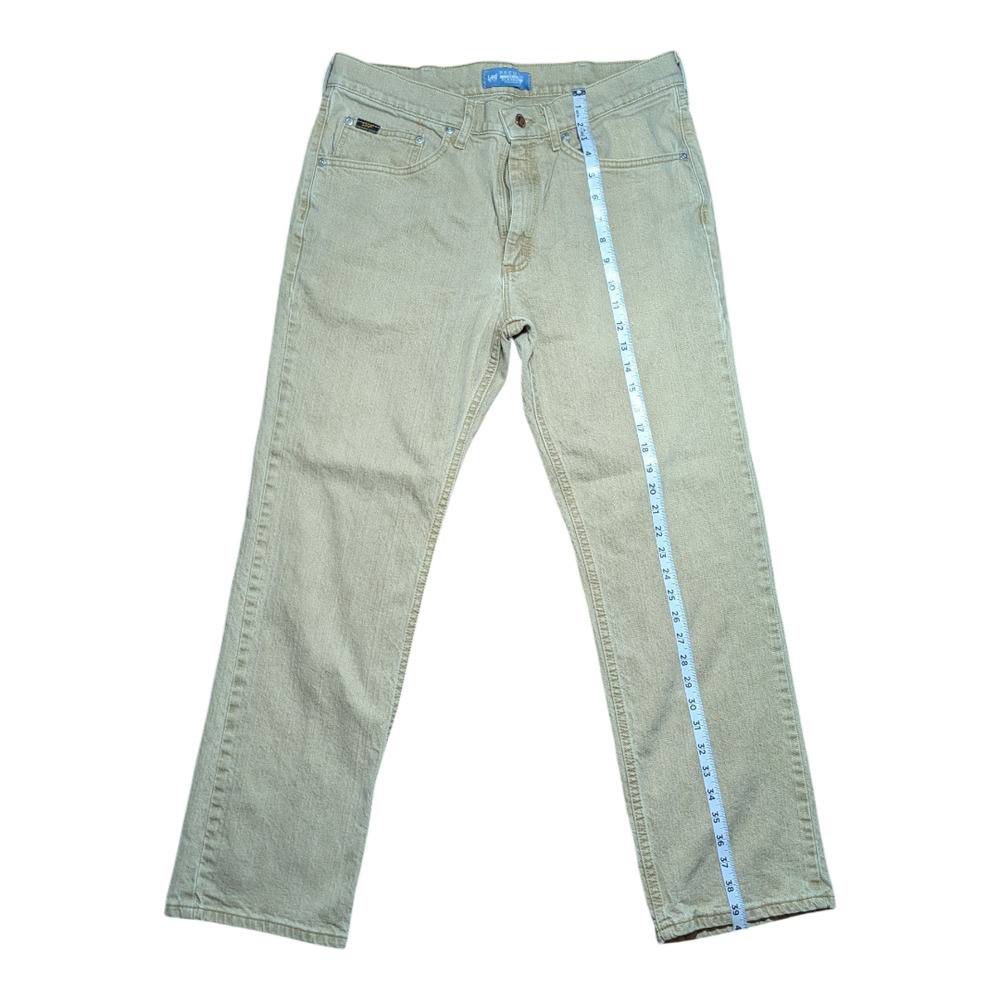 Lee Premium Select - Classic Fit - Straight Leg Jeans - Size 36x30 - Tan/Beige